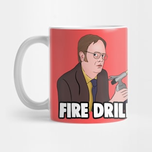 The Office Memes: Dwight Fire Drill Mug